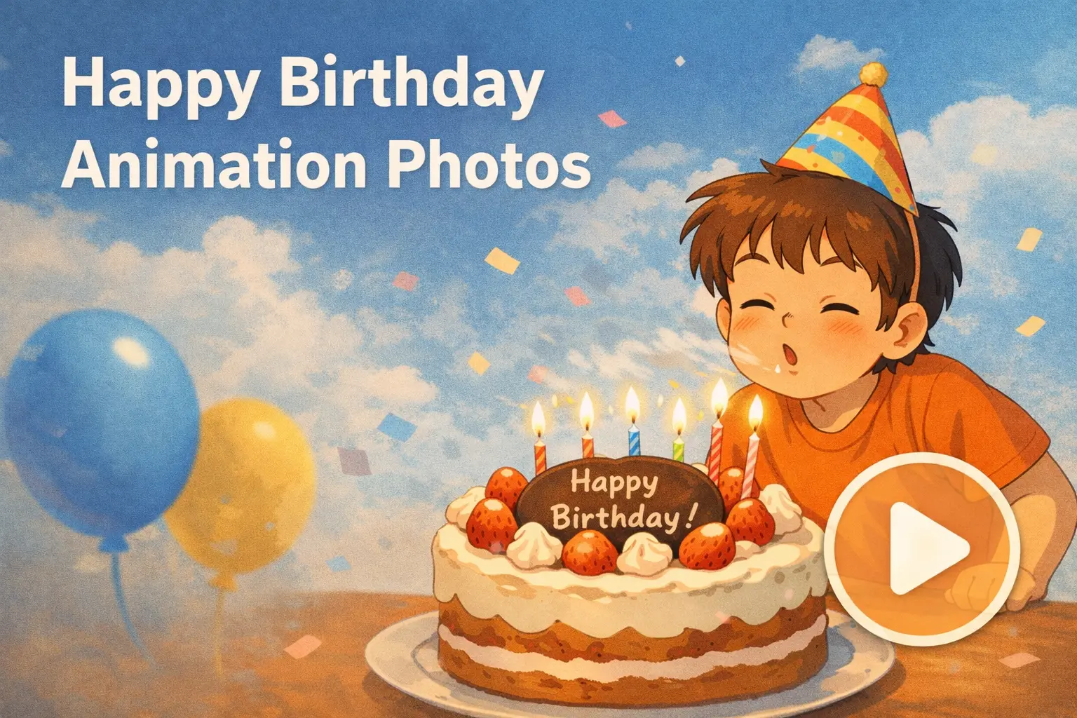 How to Create Happy Birthday Animation Photos with AI for Your Loved Ones