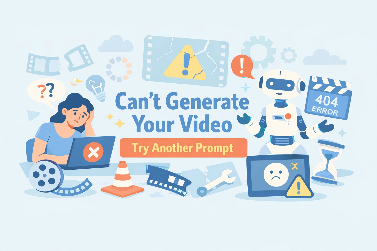 Complete Guide: Solving “Can’t Generate Your Video Try Another Prompt” in Google Veo 3
