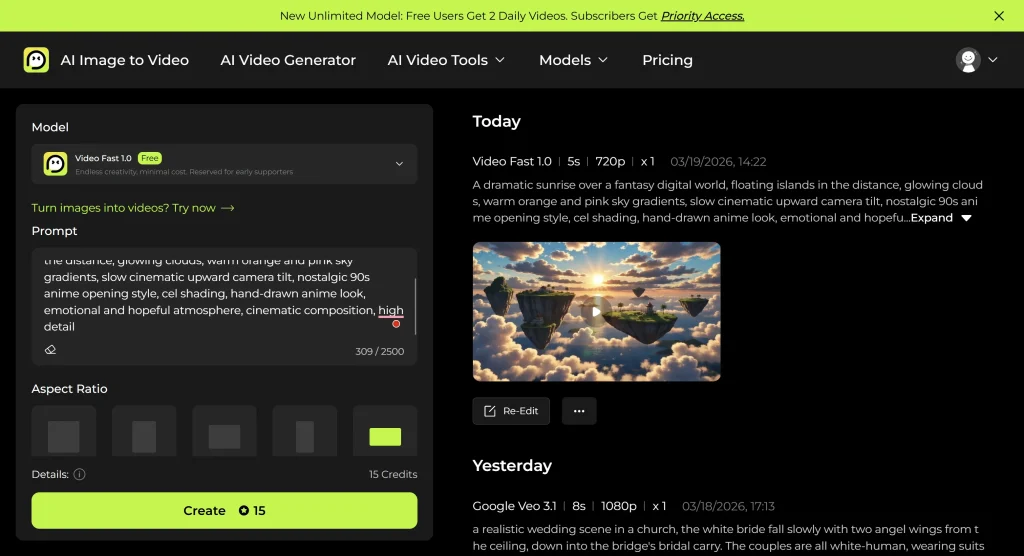 Sunrise Opening Shot