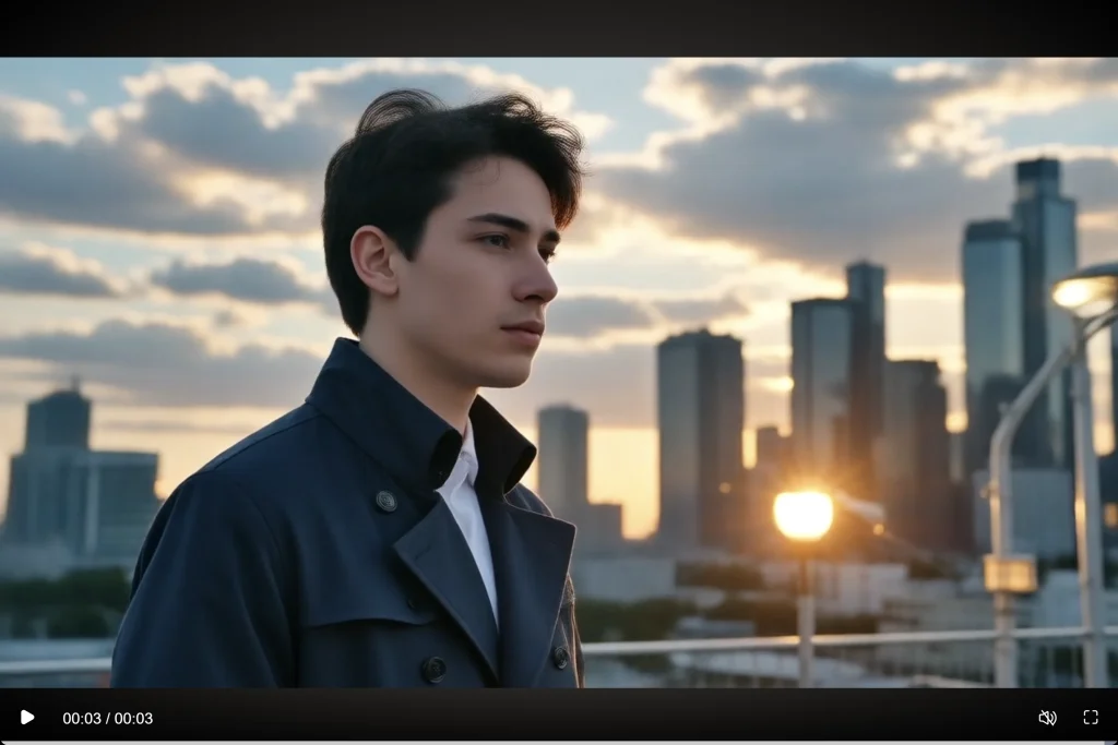 Cinematic short scene