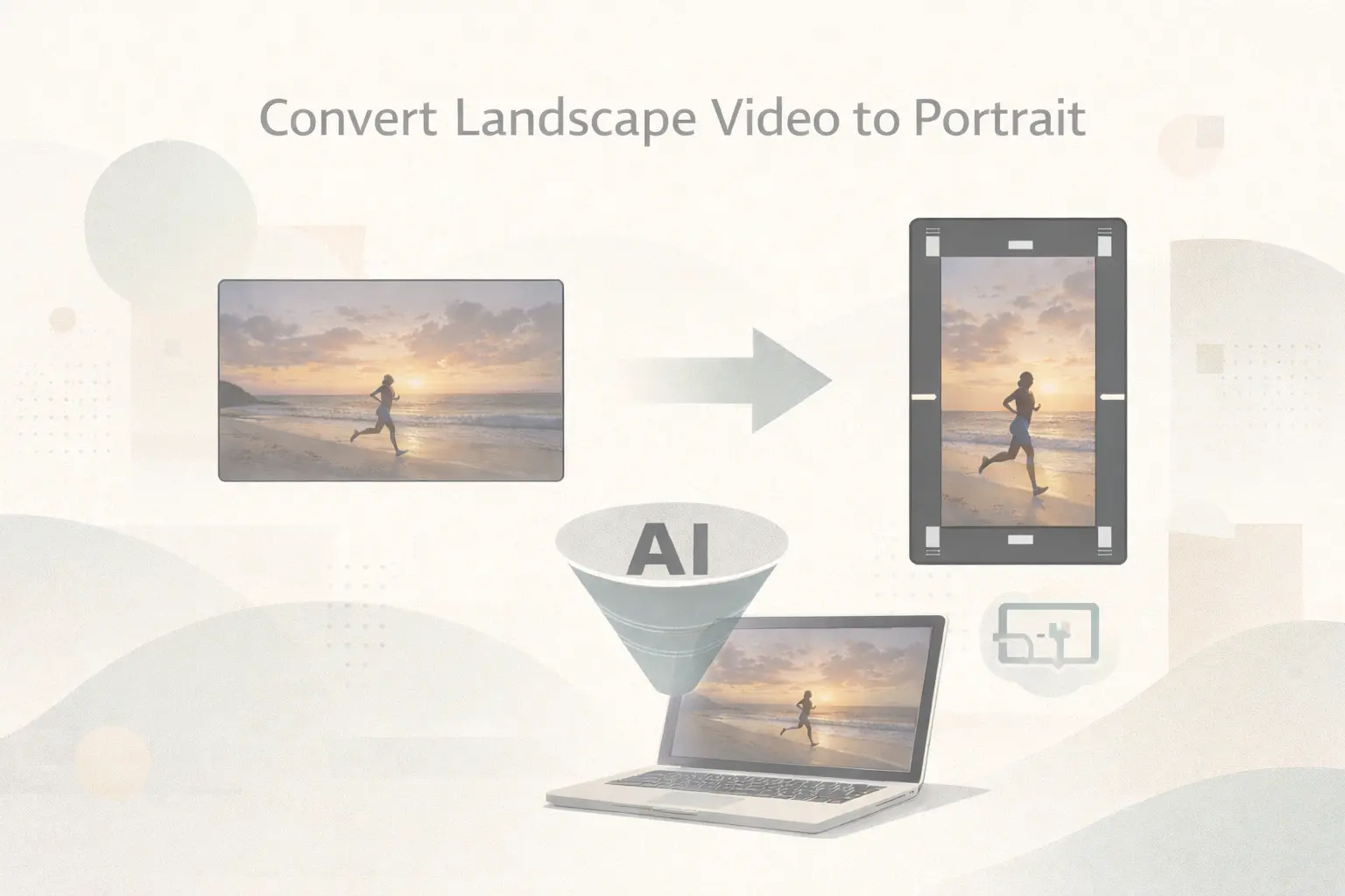 Best Landscape to Portrait Converter Video AI Tools & Manual Methods