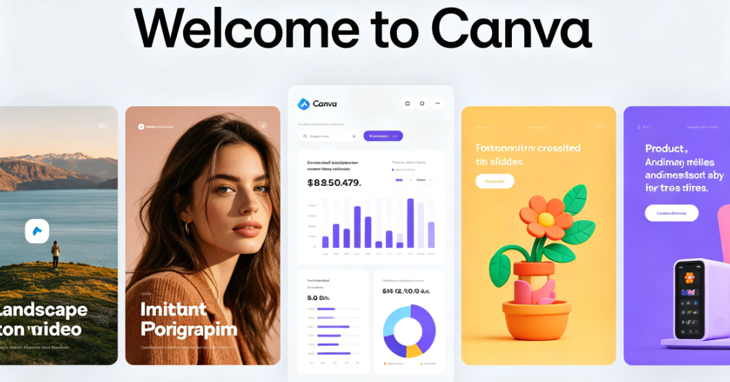 obrázek z Canvy na video