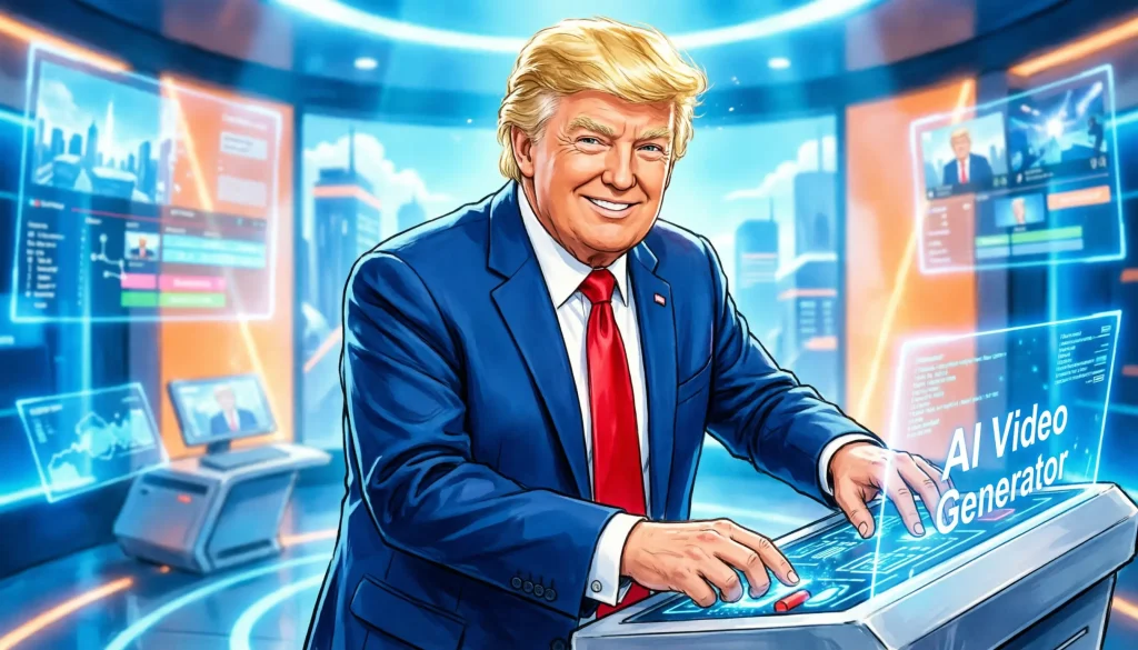trump ai generated video