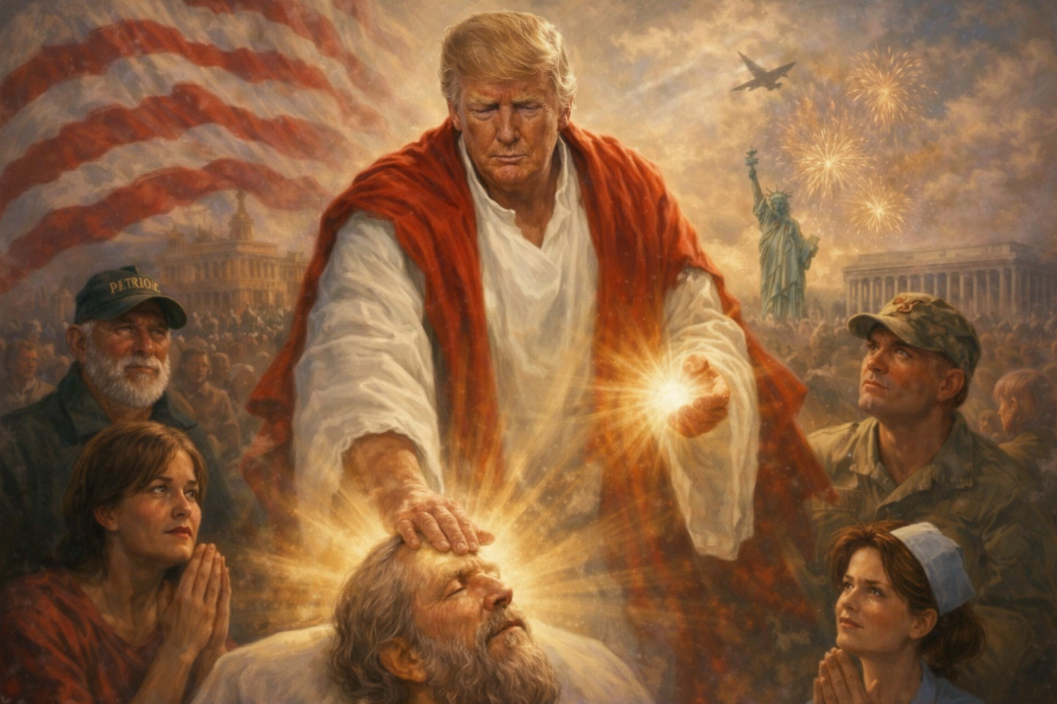 Trump Jesus Image: The Full Story, Hidden Details, and Why It Matters