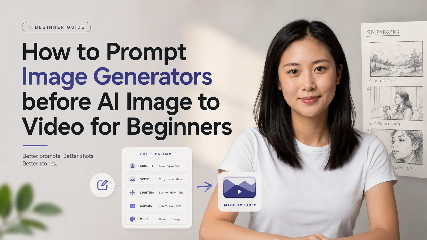 how to prompt image generators for AI video