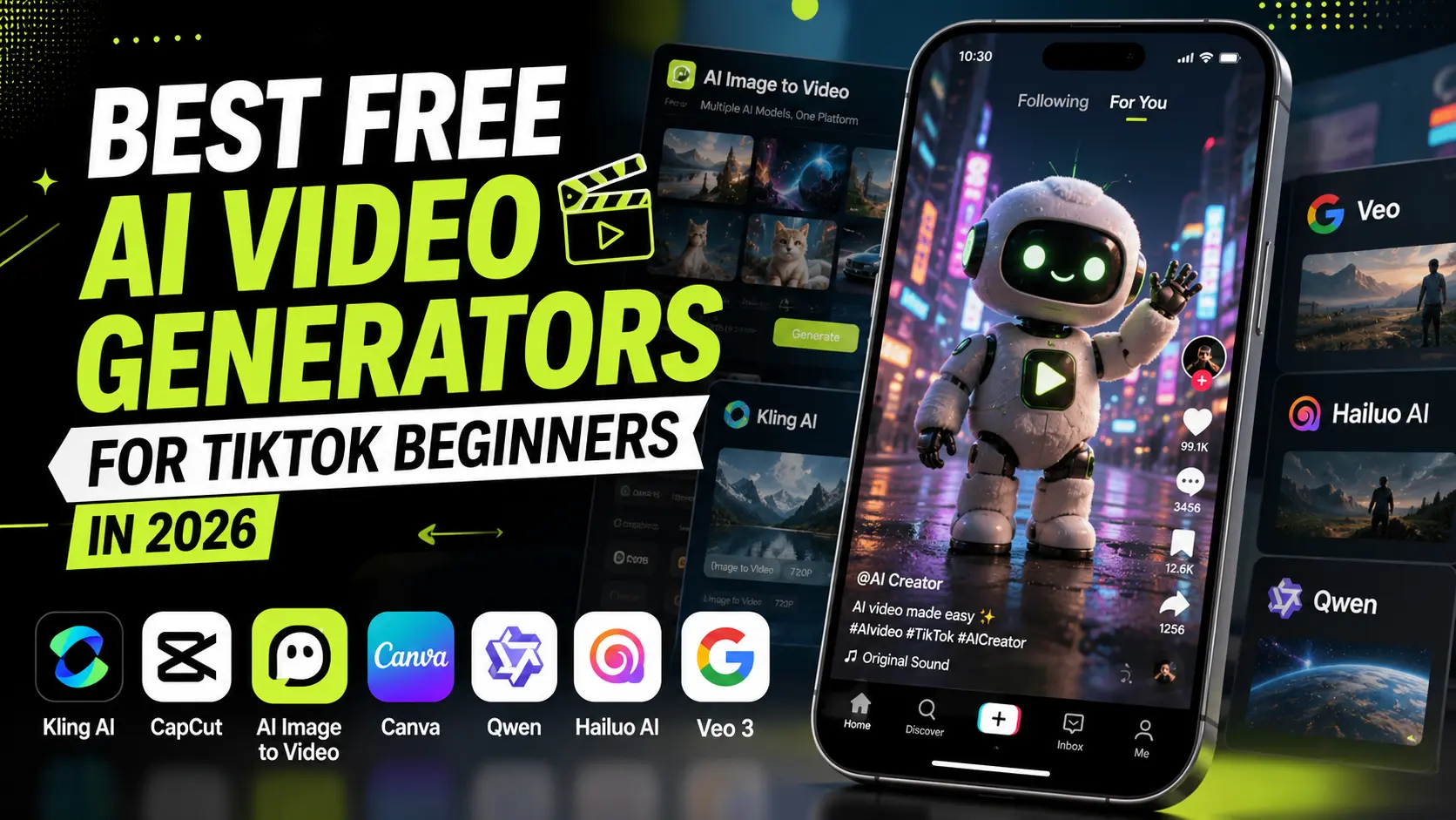 Best Free AI Video Generators for TikTok Beginners in 2026