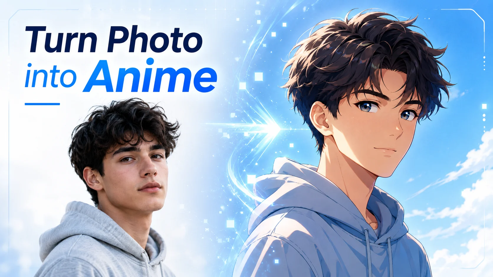 turn photo into anime