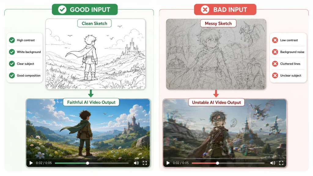 Turn a Sketch into an AI Video