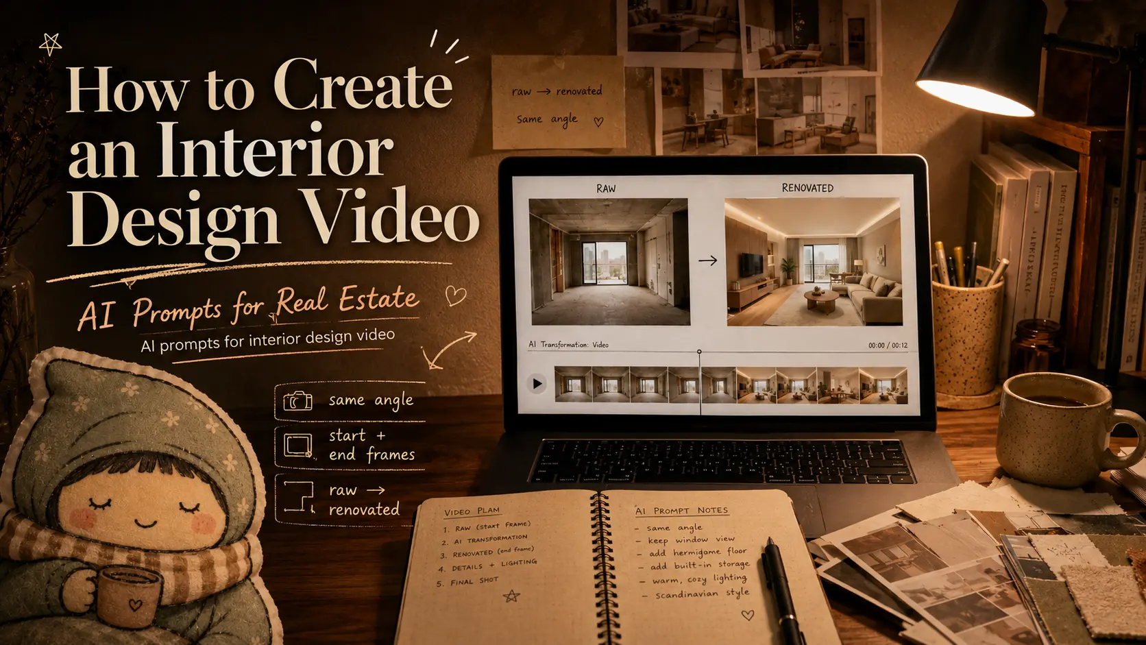 how to make ai interior design video
