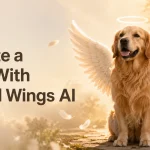 dog with angel wings ai
