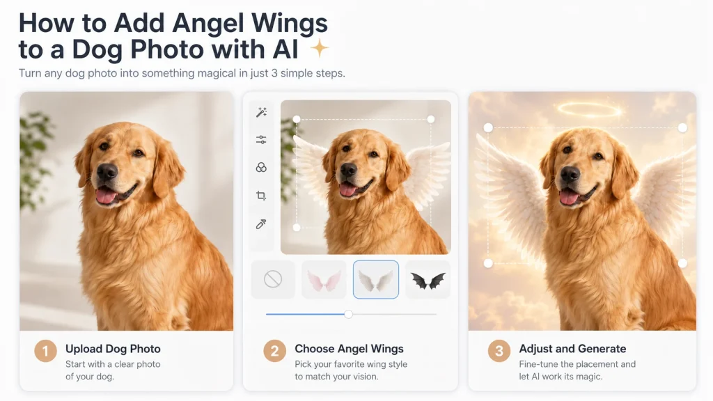 How to Create a Dog With Angel Wings AI