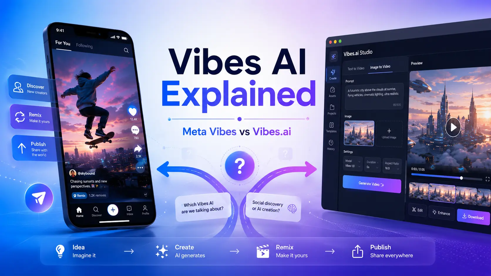 Was ist Vibes AI? Metas kostenloser KI-Videogenerator erklärt (Leitfaden 2026)