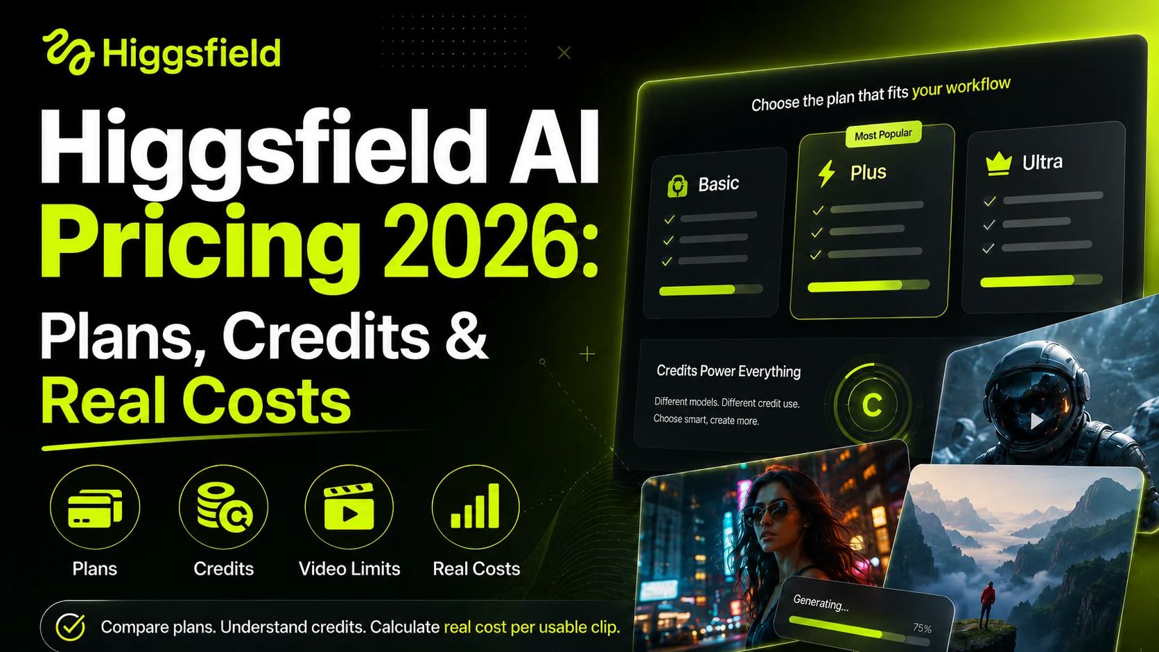 Higgsfield AI pricing