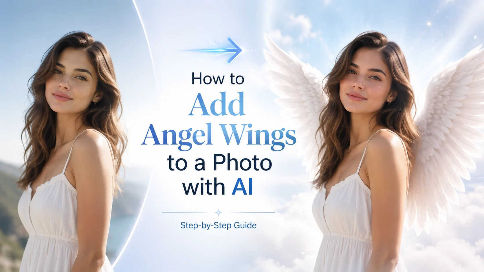 add angel wings to photo