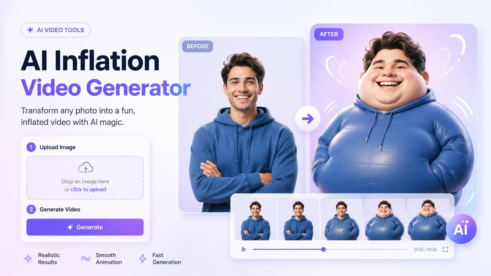AI Inflation Video Generator