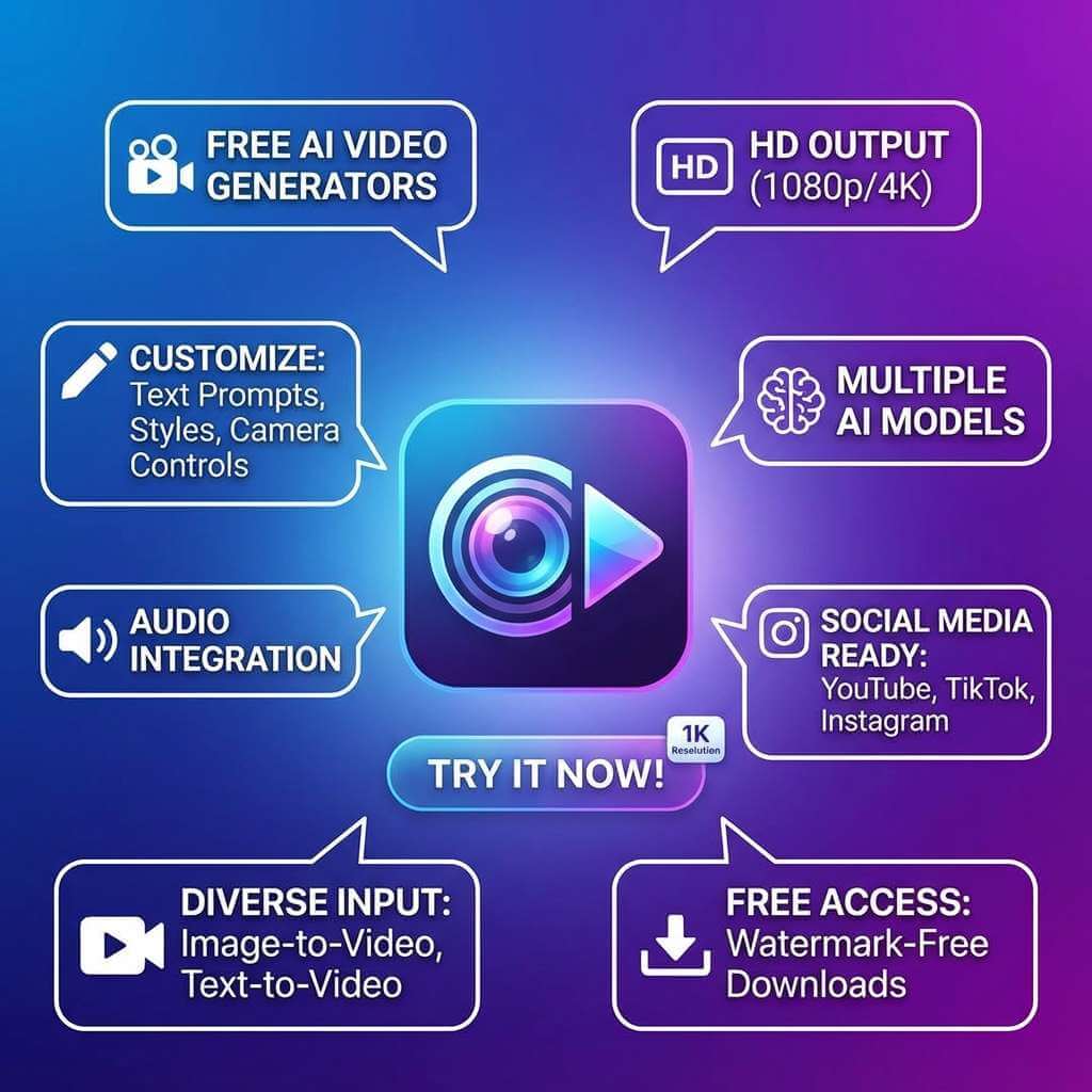 Free Image to Video AI with HD Output