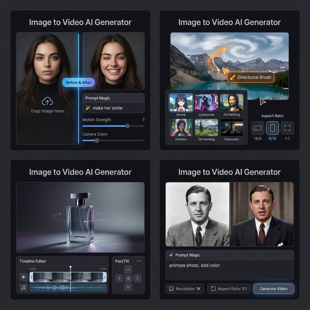 Vidnoz AI Image to Video Alternative Online